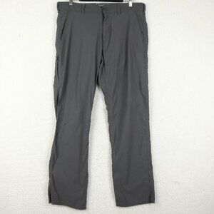 Eddie Bauer Travex Pants Mens 36X32 Gray Hiking Outdoor Lightweight Nylon